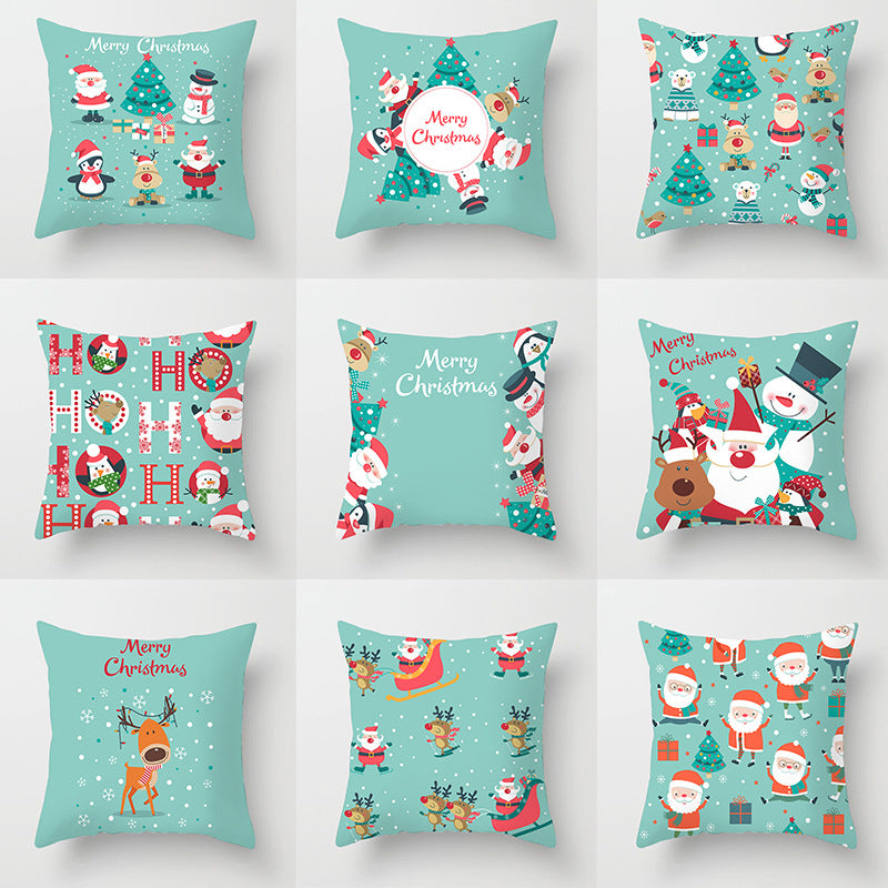 Christmas cartoon pillowcase