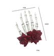 Dark Halloween Women Dress Up Cute Skull Barrettes Ornament