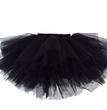 Halloween costume girls 6 layer tutu fluffy tulle little princess dance petticoat TUTU multi-layer skirt