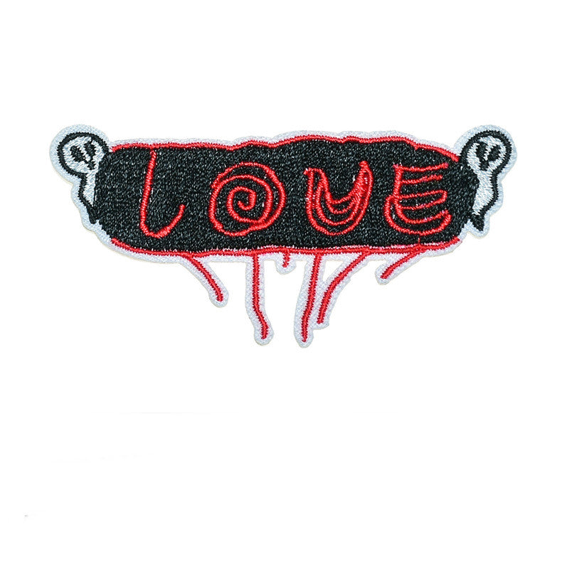 Cartoon Embroidery Halloween Clothes Pants Decorative Fabric Patch
