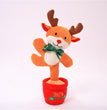 Dancing Christmas Toys Funny Tree Repeat Talking  Electronic Plush Toys Can Sing Record Lighten Early Education Funny Gift Christmas
