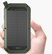Wirelsess solar powerbank phone accessories torch