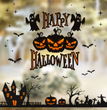 Halloween color static stickers