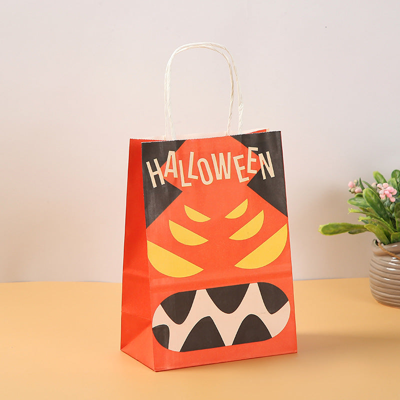 Halloween Pumpkin Handheld Paper Bag Kindergarten