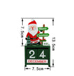 Christmas wooden calendar ornaments