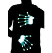 1Pair Chic LED Light Up Skeleton Hand Gloves Halloween Christmas Costume Decor