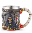 Printing Halloween Mug Metal Wine Glass Skull Mug