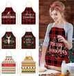 Cotton linen creative Christmas apron