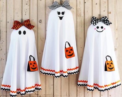 Halloween Ghost Door Wreath House Decoration