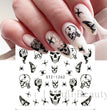 Halloween Pumpkin Nail Sticker Watermark Sticker