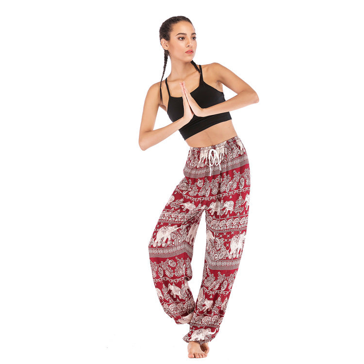 Yoga Clothes Women's Casual Laced Pants