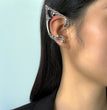 Punk Fairy Ear Cuff Earring Dark Elf Ear Clip No Piercing Earrings For Women Gothic Jewelry Silver Color Halloween Earcuff Party