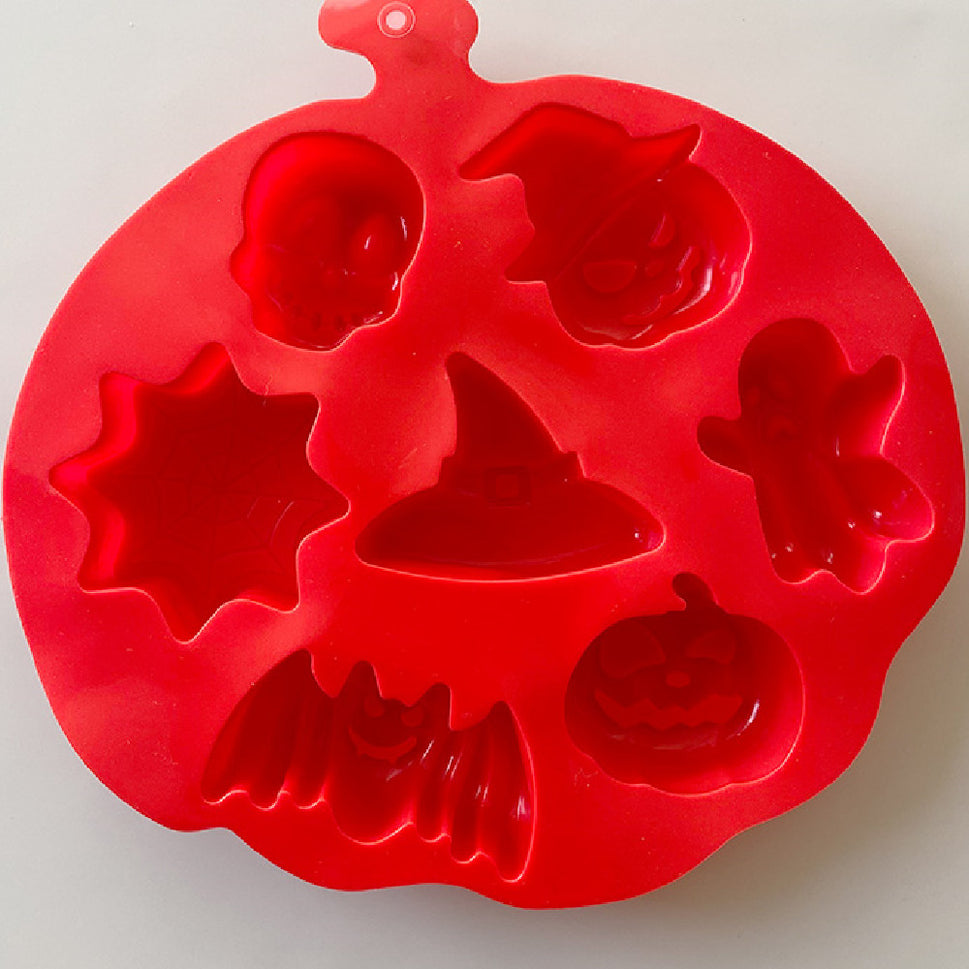Halloween Pumpkin Ghost DIY Aromatherapy Candle Plaster Mold