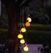LED solar energy Halloween wind chime lamp
