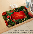 Christmas carpet flannel mat