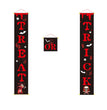 Halloween door hanging couplet