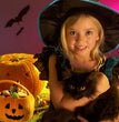 Halloween pumpkin head candy bag