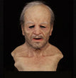Old man mask white hair white beard headgear halloween