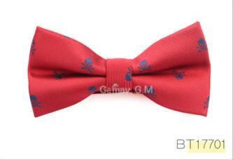 Polyester skull tie Halloween party accessories