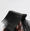 Halloween witch black lace veil