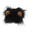 Funny Pet Hat For Small Dogs Cats Hat Emulation Lion Hair Mane Ears Head Cap Scarf Pet Halloween Festival Costume