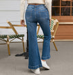 Shiying Casual Style High Waist Flared Pants Women's Autumn