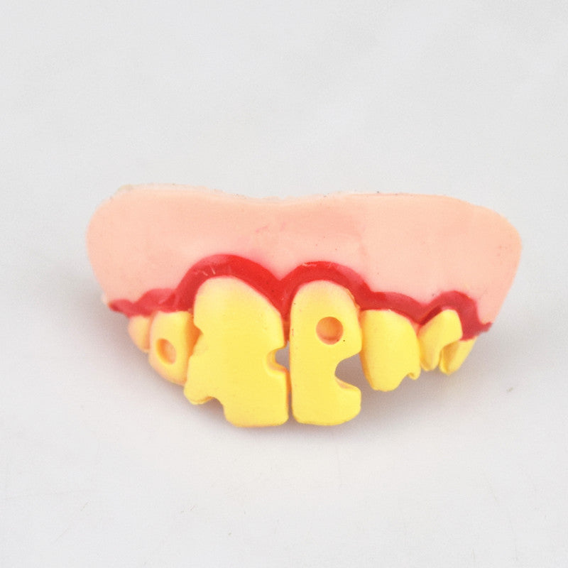 Fashion Simple Halloween Weird Fake Teeth Toys