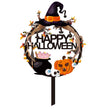 Halloween cake card decoration