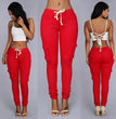 Women's multi-bag casual pants
