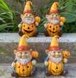 New Halloween Decorations Pumpkin Old Man Statue Home Resin Crafts