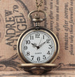 Halloween themed cartoon retro pocket watch