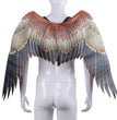 Halloween unisex oversized black white angel wings