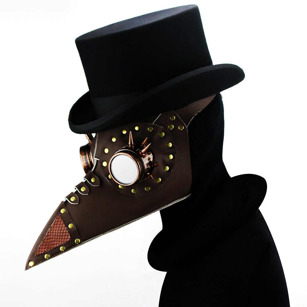 Domineering plague long beak doctor mask halloween