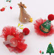 Children's snowman Christmas hairpin