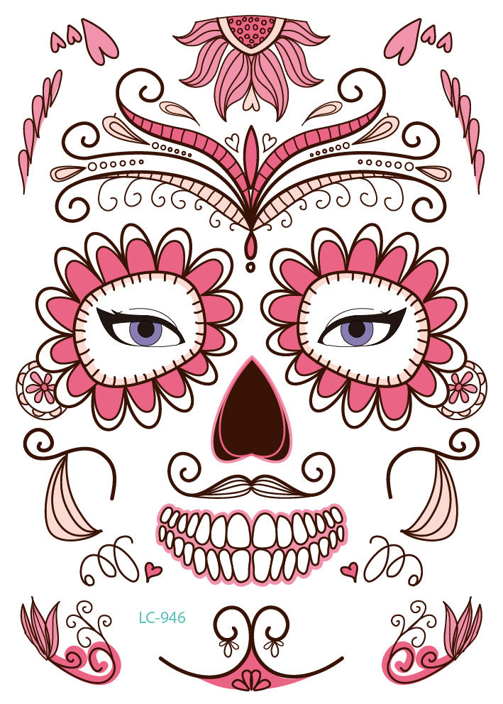 Waterproof Halloween Face Sticker