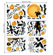 Halloween Bat Pumpkin Creative Decoration Stickers