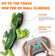 Wall-Climbing RC Gecko， a Rechargeable Remote Control Robot That Crawls on Floors and Walls! Features Stunning LED Eyes, Flapping Wings, and Makes a Cool Gift for Kids.