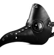 Gear Duke Halloween Gothic Black PU Beak Mask