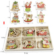 Rustic Wooden Christmas Tree Pendant