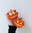 Halloween pumpkin wireless earphone protective cover