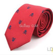 Polyester skull tie Halloween party accessories