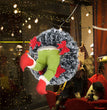 Green prosthetic leg Christmas tree decoration