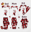 Christmas European And American Christmas Deer Head Print Parent-child Home Service Suit