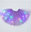 Magical & Luminous  LED Princess Halloween Tutu Skirt Sequins Shiny Skirt