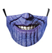 3D Halloween horror style digital printing dustproof protective mask