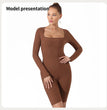 Women's Fashion Simple Solid Color Bodysuit