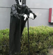 Halloween Skull Screaming Scary Ghost Decoration Iron Ornament