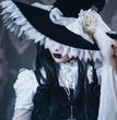 Lace Long Streamer Girl's Cap Halloween Wizard's Hat