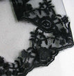 Halloween witch black lace veil