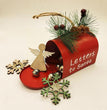 Christmas Wrought Iron Mailbox Decoration Christmas Tree Pendant